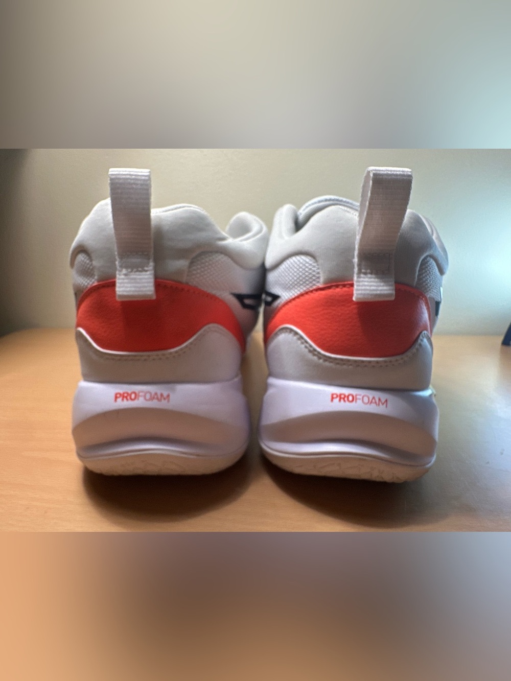 Puma Playmaker Pro White Fiery Coral Lime Men’s Shoes Size 13 - Picture 5 of 12